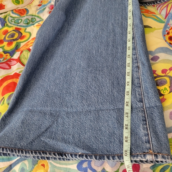 Madewell Wide Sweep Denim Trousers sz 27 NT510 NWT - Picture 6 of 9